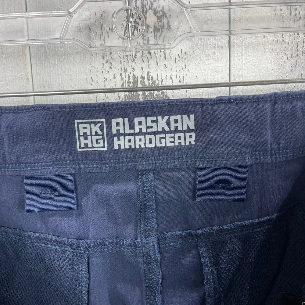 Alaskan Hardgear Pants Men's‎ 36x30 Standard Fit Navy Blue Belted